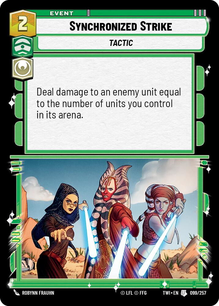 Synchronized Strike (099/257) (099/257) [Twilight of the Republic] | Tabernacle Games