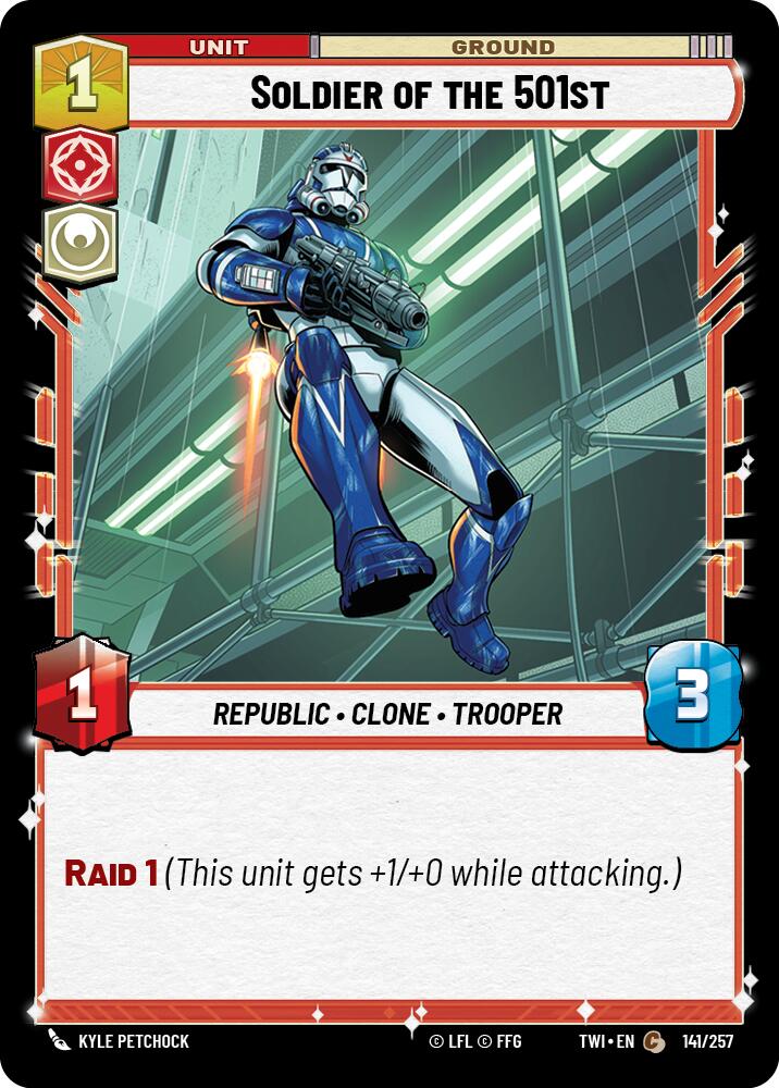 Soldier of the 501st (141/257) (141/257) [Twilight of the Republic] | Tabernacle Games