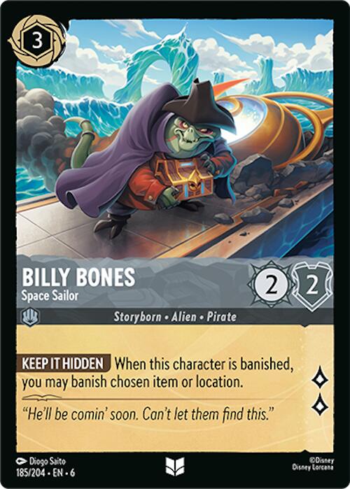 Billy Bones - Space Sailor (185/204) [Azurite Sea] | Tabernacle Games