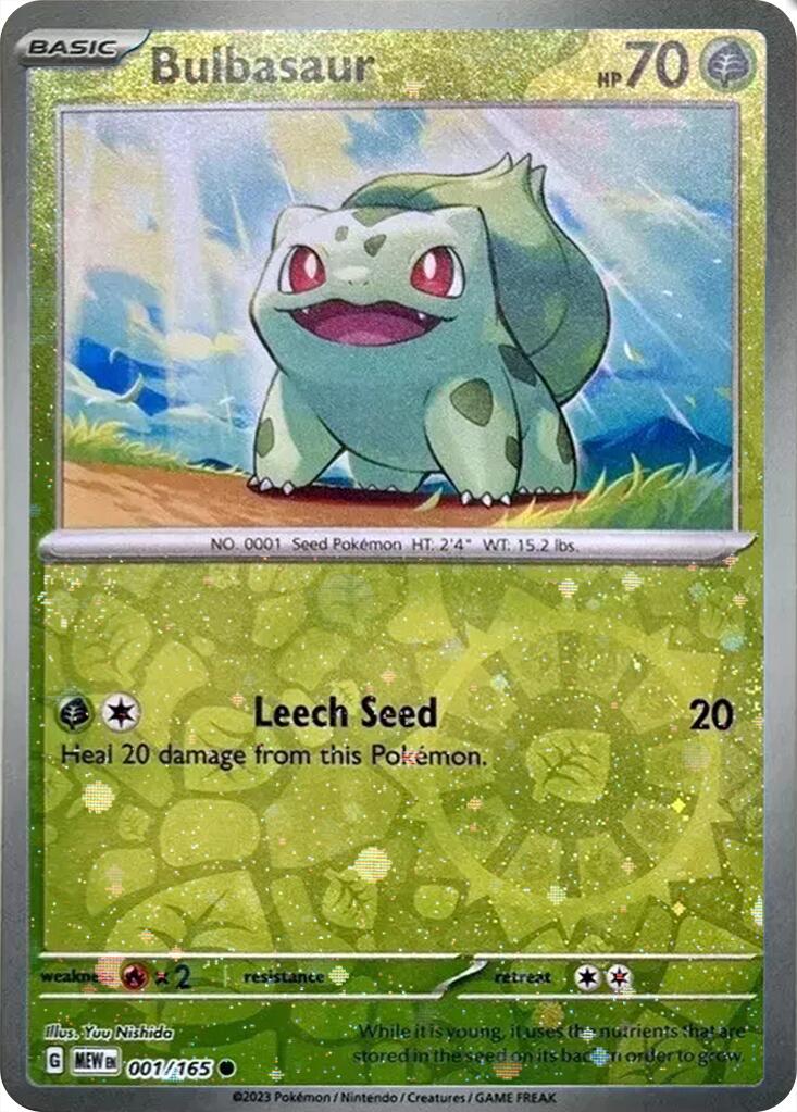 Bulbasaur (001/165) (Cosmos Holo) (Costco Exclusive) [Miscellaneous Cards] | Tabernacle Games