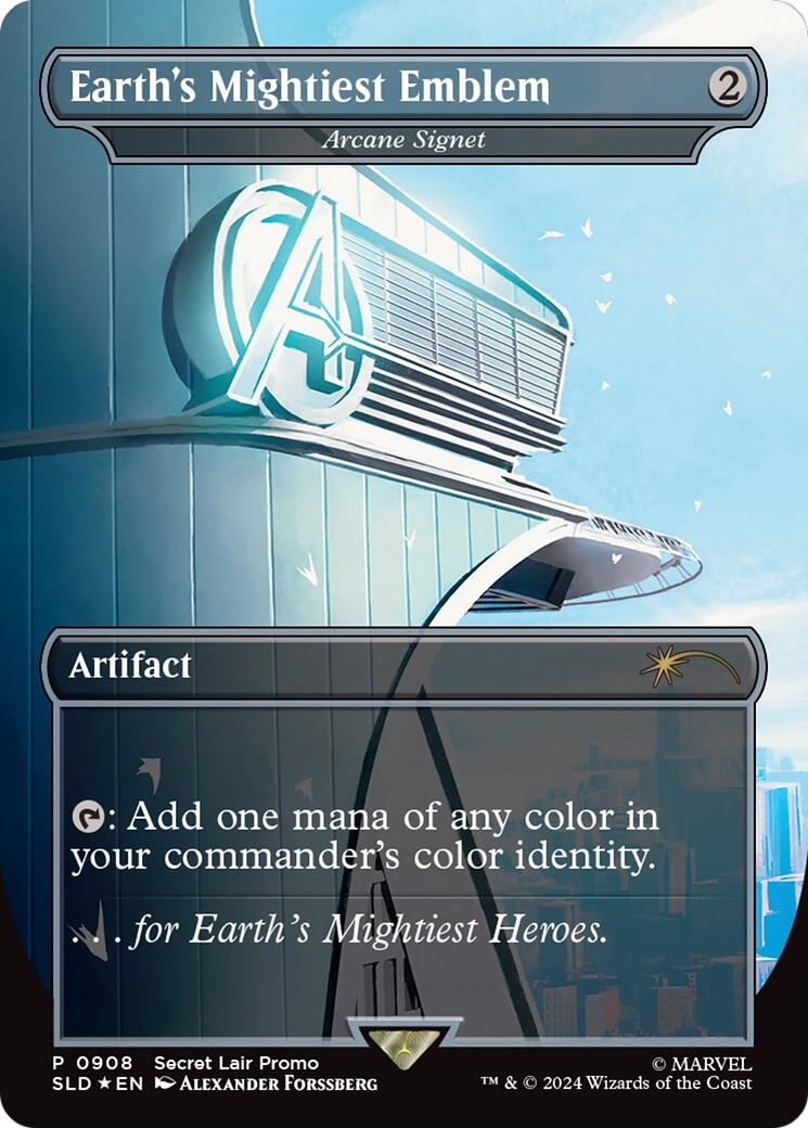 Earth's Mightiest Emblem - Arcane Signet [Secret Lair Drop Series] | Tabernacle Games