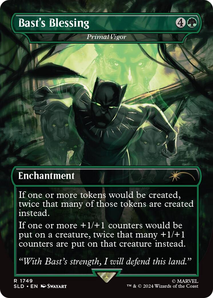 Bast's Blessing - Primal Vigor [Secret Lair Drop Series] | Tabernacle Games