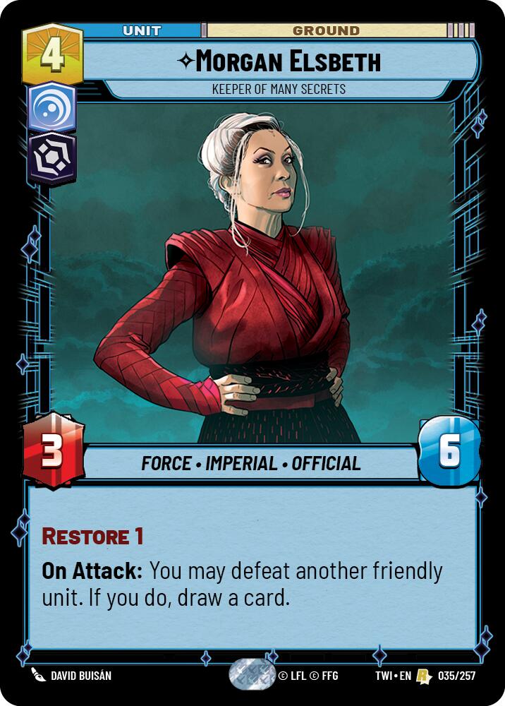 Morgan Elsbeth - Keeper of Many Secrets (035/257) (035/257) [Twilight of the Republic] | Tabernacle Games