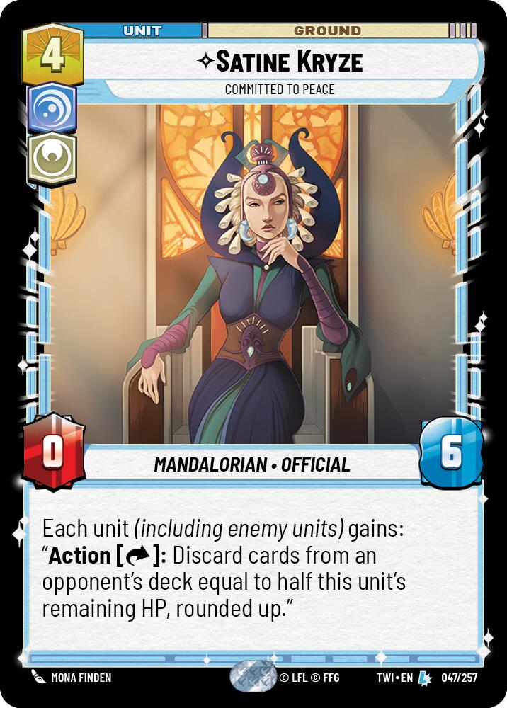 Satine Kryze - Committed to Peace (047/257) (047/257) [Twilight of the Republic] | Tabernacle Games