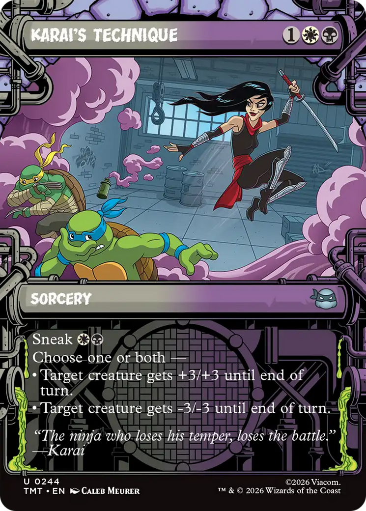 Karai's Technique (Showcase) [Teenage Mutant Ninja Turtles] | Tabernacle Games