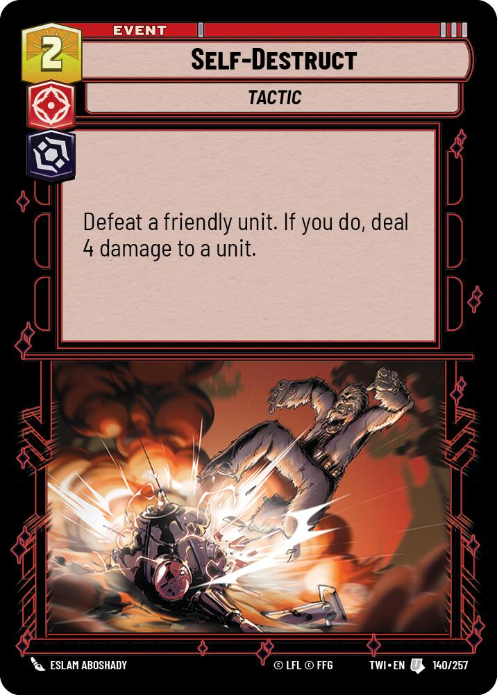 Self-Destruct (140/257) (140/257) [Twilight of the Republic] | Tabernacle Games