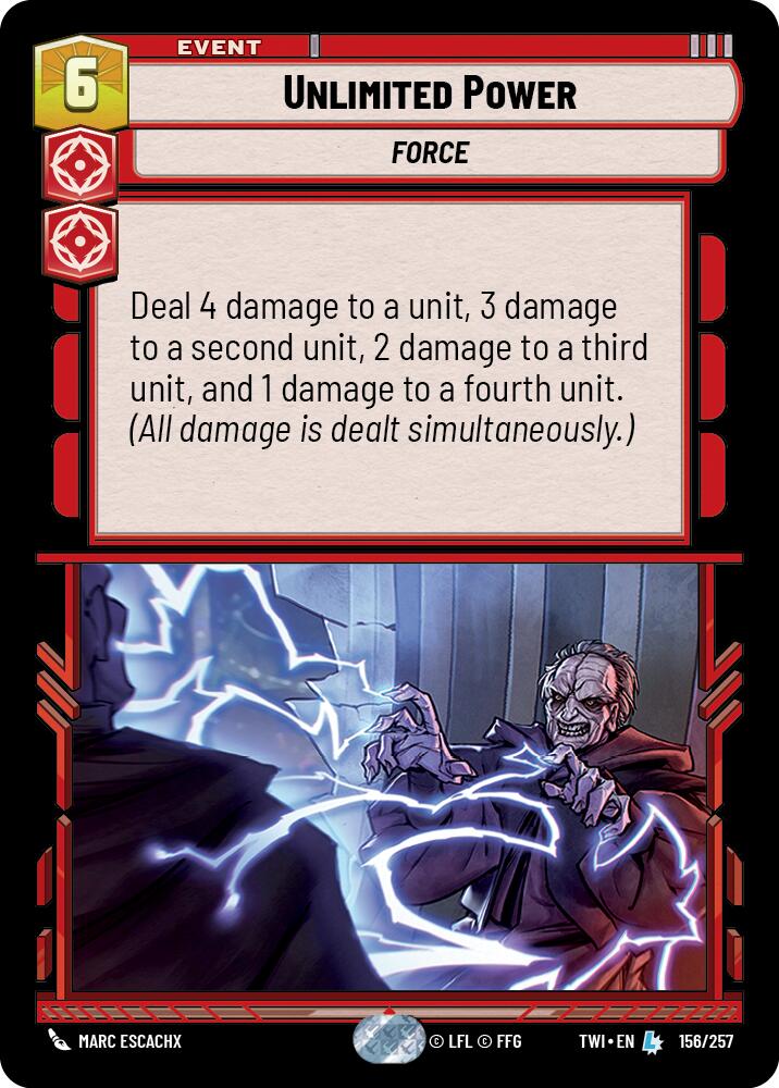 Unlimited Power (156/257) (156/257) [Twilight of the Republic] | Tabernacle Games