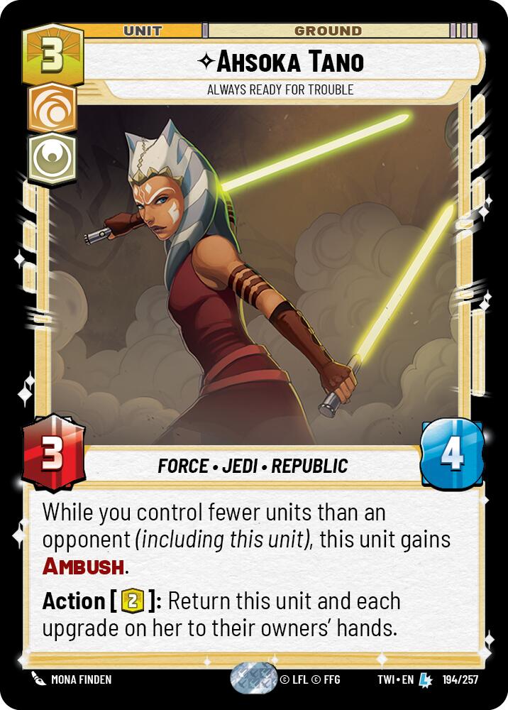 Ahsoka Tano - Always Ready For Trouble (194/257) [Twilight of the Republic] | Tabernacle Games