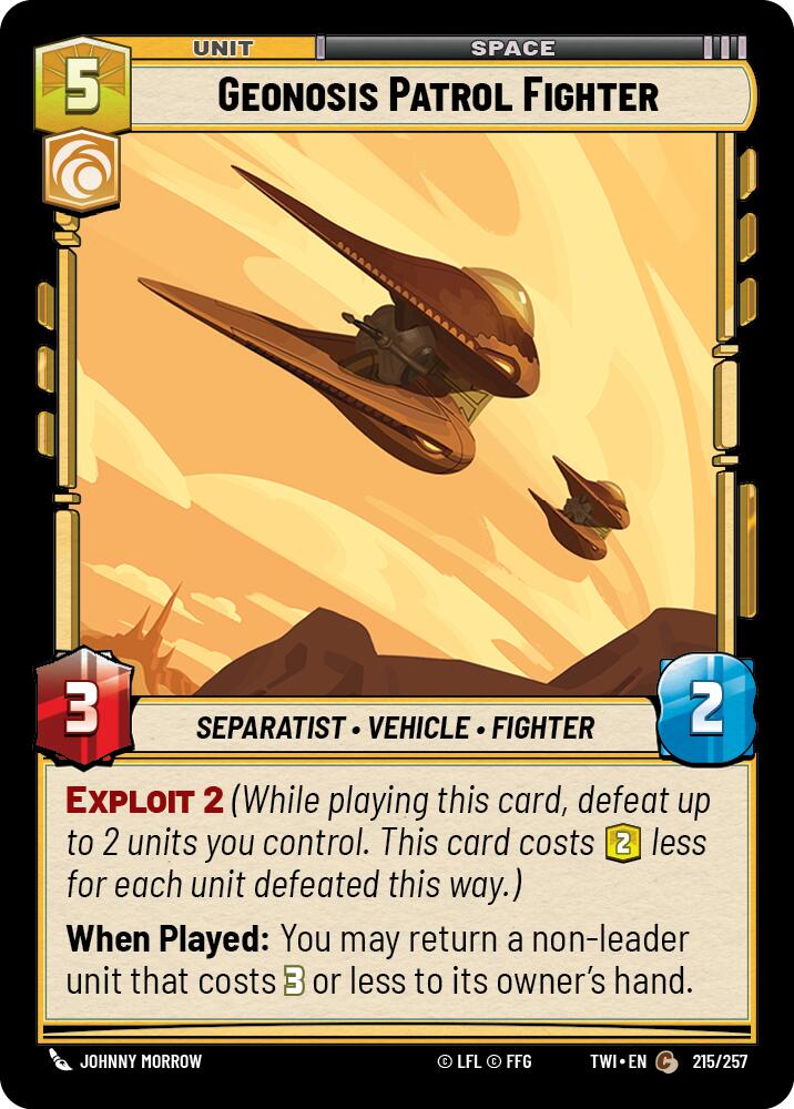Geonosis Patrol Fighter (215/257) (215/257) [Twilight of the Republic] | Tabernacle Games