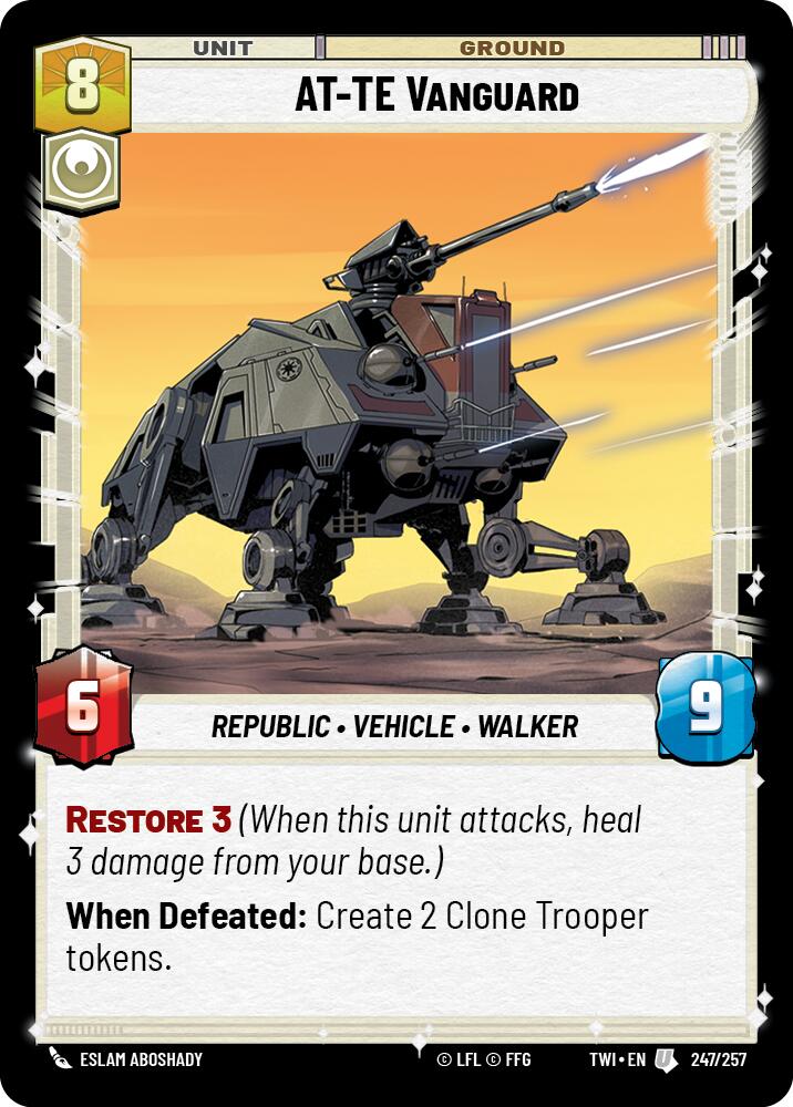 AT-TE Vanguard (247/257) (247/257) [Twilight of the Republic] | Tabernacle Games