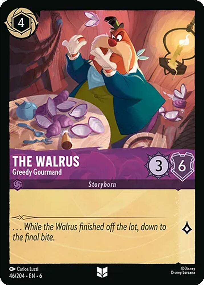 The Walrus - Greedy Gourmand (46/204) [Azurite Sea] | Tabernacle Games