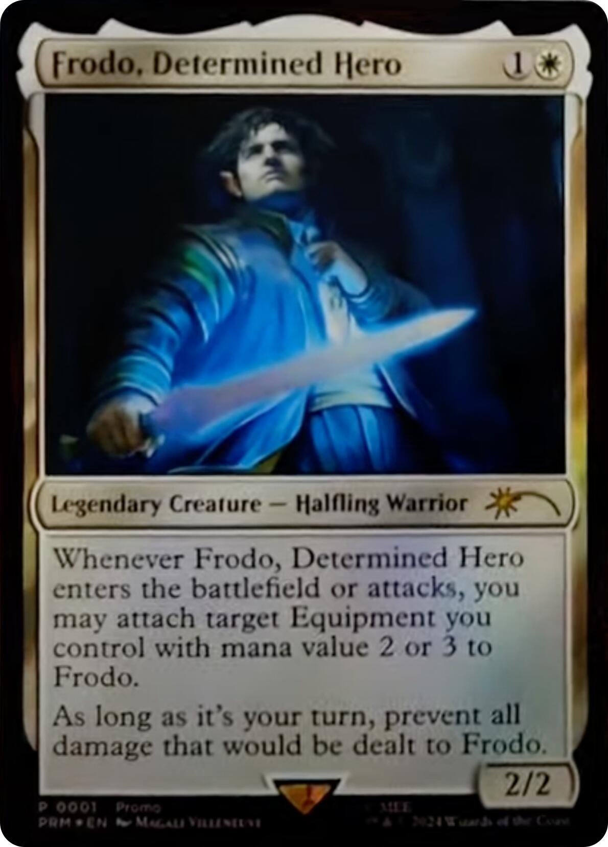 Frodo, Determined Hero [Resale Promos] | Tabernacle Games