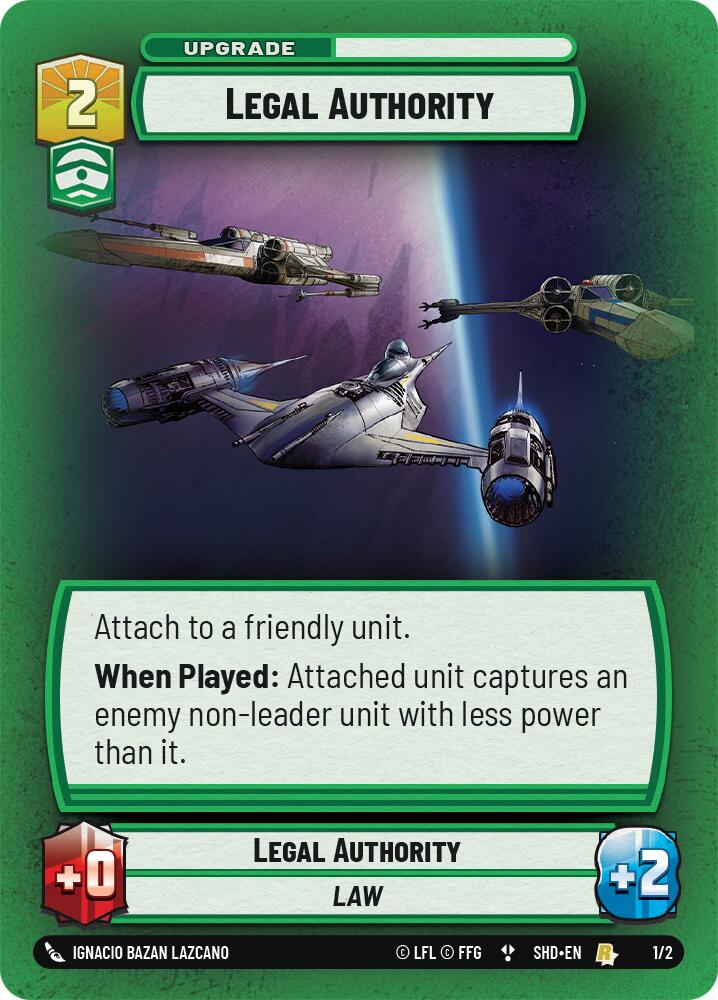 Legal Authority (1/2) (1/2) [Store Showdown Promos] | Tabernacle Games