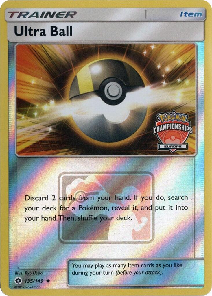 Ultra Ball (135/149) (Europe Championships) [League & Championship Cards] | Tabernacle Games