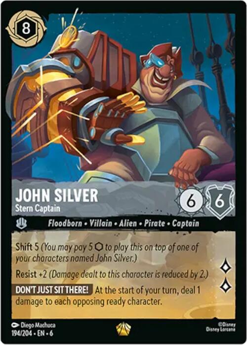 John Silver - Stern Captain (194/204) [Azurite Sea] | Tabernacle Games