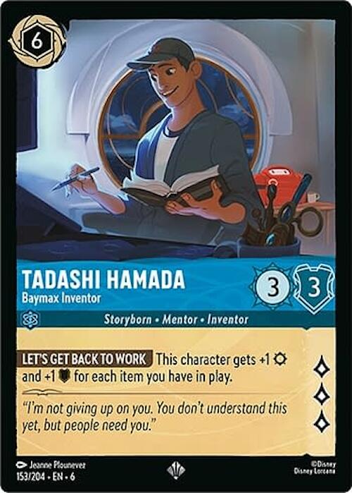 Tadashi Hamada - Baymax Inventor (153/204) [Azurite Sea] | Tabernacle Games