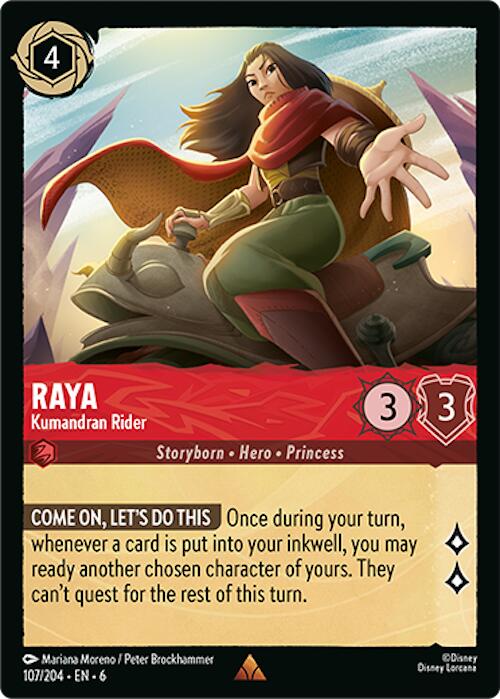 Raya - Kumandran Rider (107/204) [Azurite Sea] | Tabernacle Games