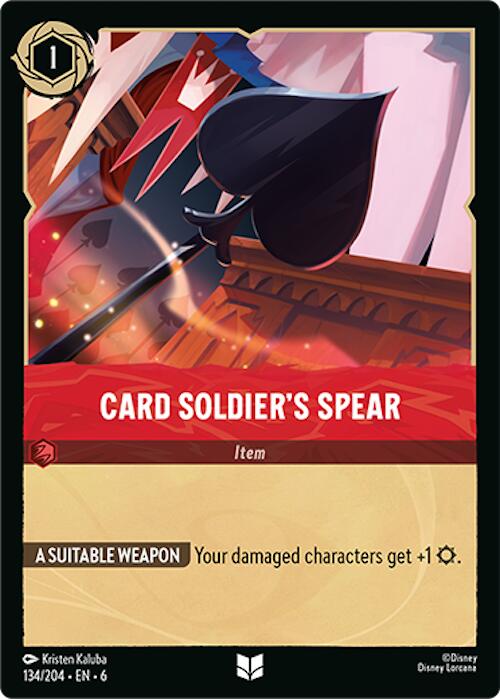 Card Soldier's Spear (134/204) [Azurite Sea] | Tabernacle Games