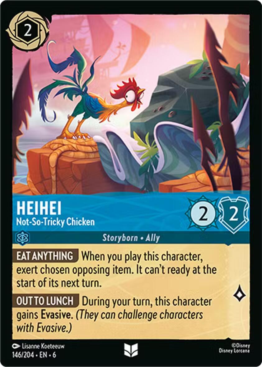 HeiHei - Not-So-Tricky Chicken (146/204) [Azurite Sea] | Tabernacle Games