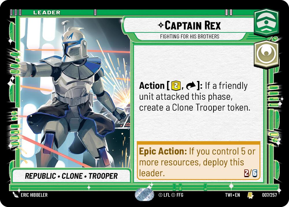 Captain Rex - Fighting For His Brothers (007/257) (007/257) [Twilight of the Republic] | Tabernacle Games