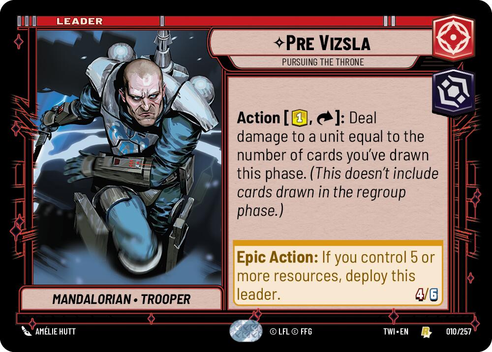 Pre Vizsla - Pursuing the Throne (010/257) (010/257) [Twilight of the Republic] | Tabernacle Games