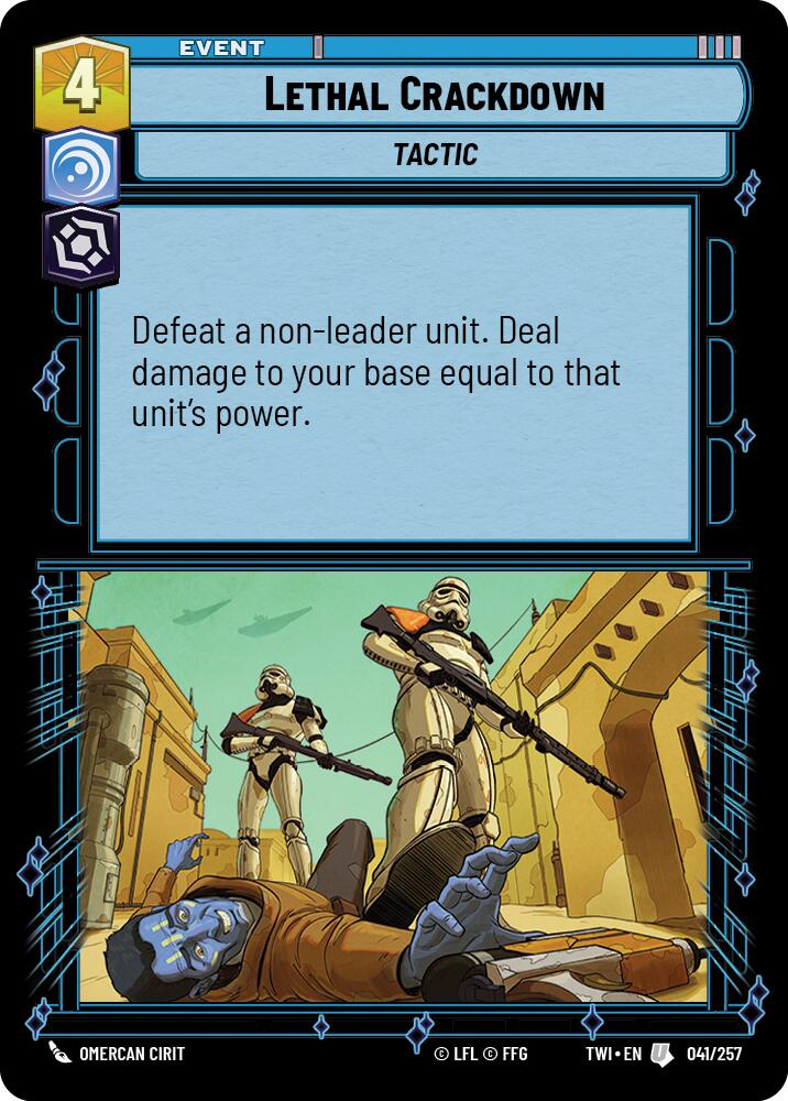 Lethal Crackdown (041/257) (041/257) [Twilight of the Republic] | Tabernacle Games