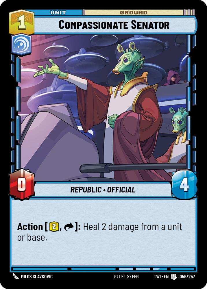 Compassionate Senator (056/257) (056/257) [Twilight of the Republic] | Tabernacle Games