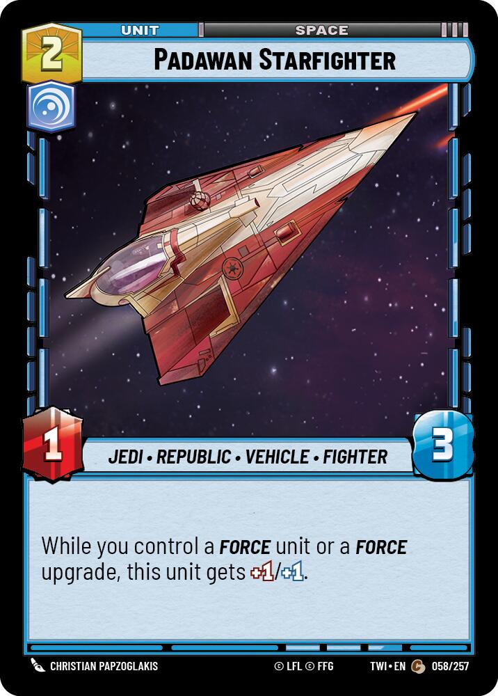 Padawan Starfighter (058/257) (058/257) [Twilight of the Republic] | Tabernacle Games