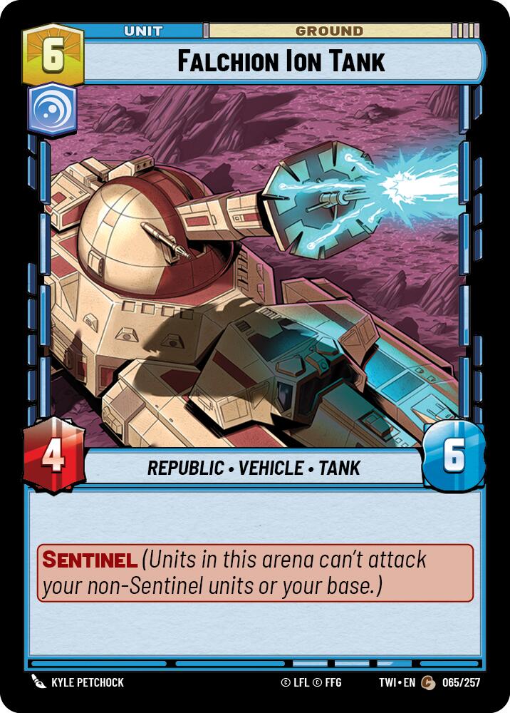 Falchion Ion Tank (065/257) (065/257) [Twilight of the Republic] | Tabernacle Games