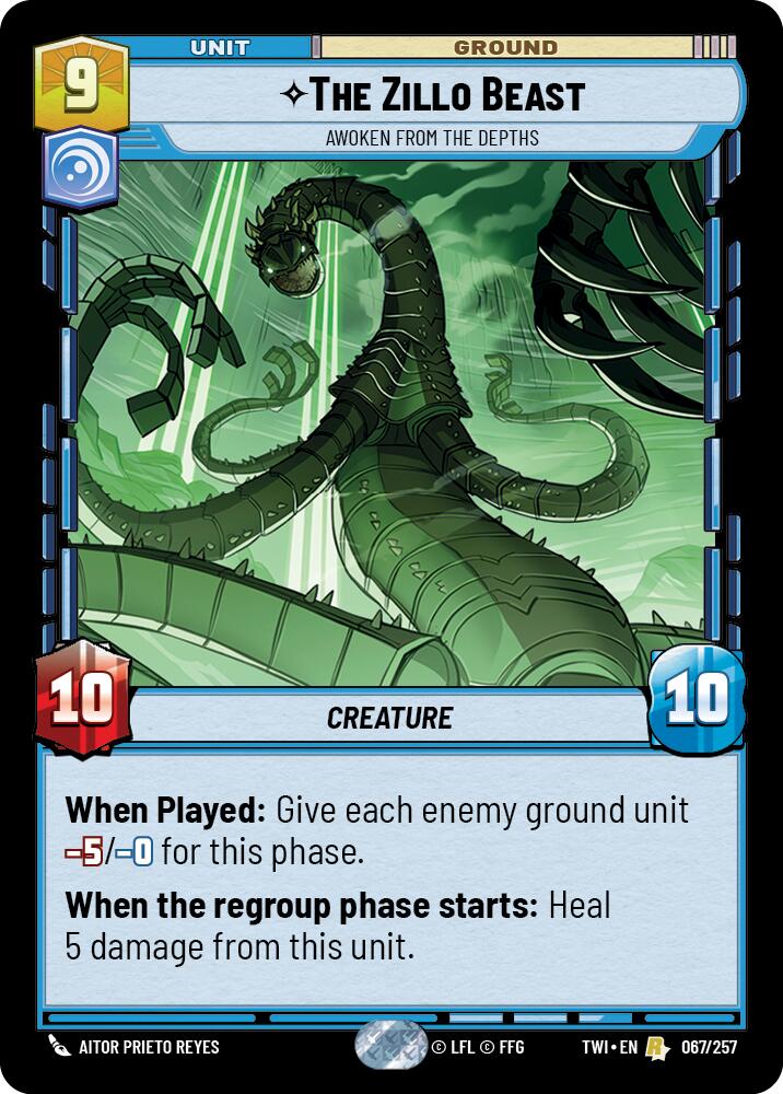 The Zillo Beast - Awoken From The Depths (067/257) (067/257) [Twilight of the Republic] | Tabernacle Games