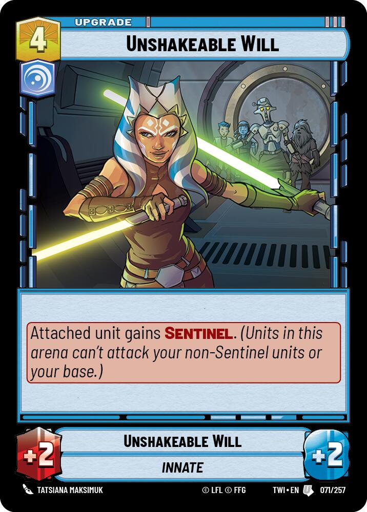 Unshakeable Will (071/257) (071/257) [Twilight of the Republic] | Tabernacle Games