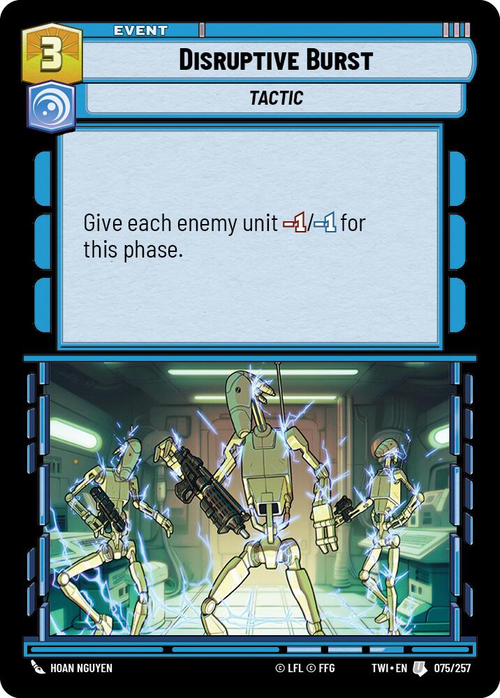 Disruptive Burst (075/257) (075/257) [Twilight of the Republic] | Tabernacle Games