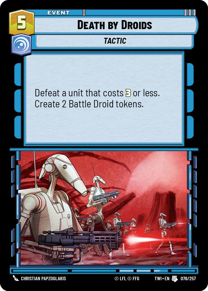 Death by Droids (076/257) (076/257) [Twilight of the Republic] | Tabernacle Games