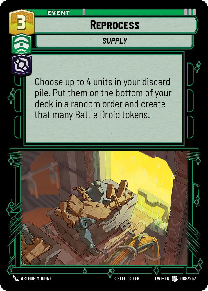 Reprocess (088/257) (088/257) [Twilight of the Republic] | Tabernacle Games