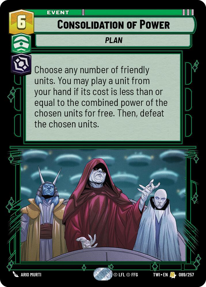 Consolidation of Power (089/257) (089/257) [Twilight of the Republic] | Tabernacle Games