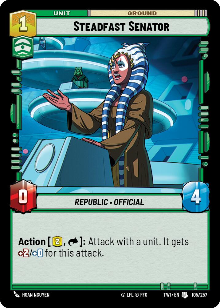 Steadfast Senator (105/257) (105/257) [Twilight of the Republic] | Tabernacle Games