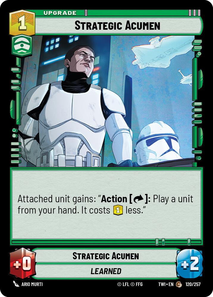 Strategic Acumen (120/257) (120/257) [Twilight of the Republic] | Tabernacle Games