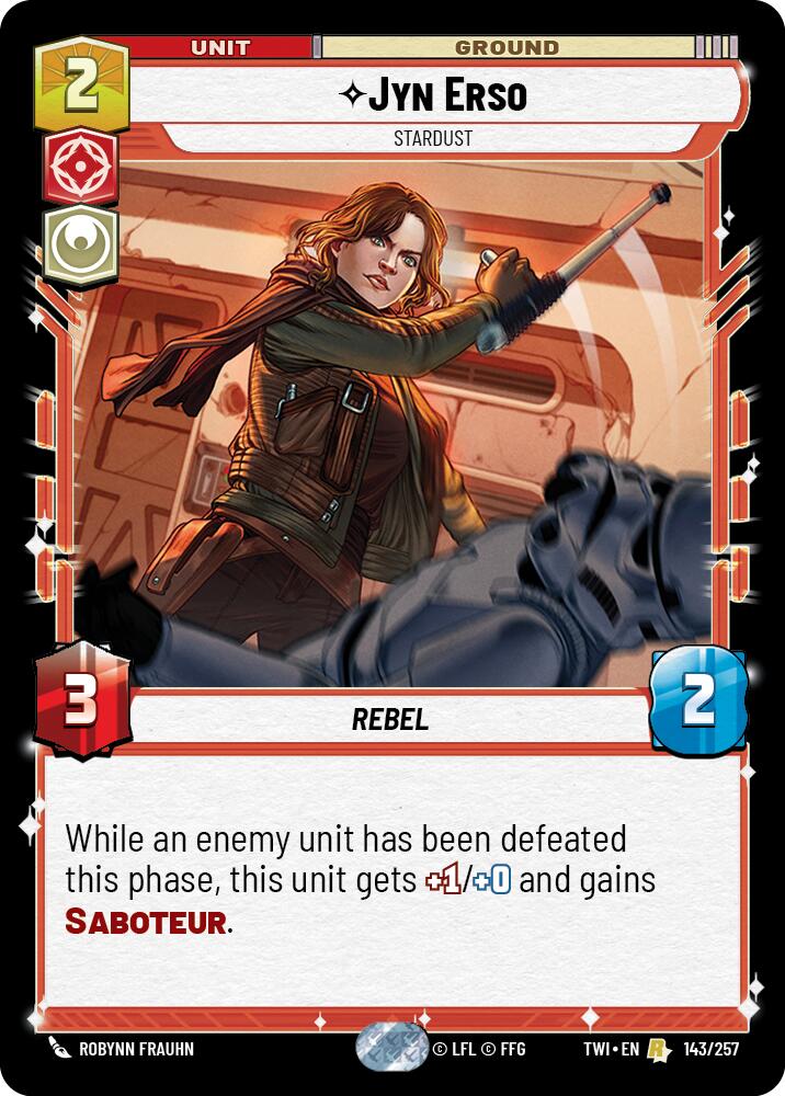 Jyn Erso - Stardust (143/257) (143/257) [Twilight of the Republic] | Tabernacle Games