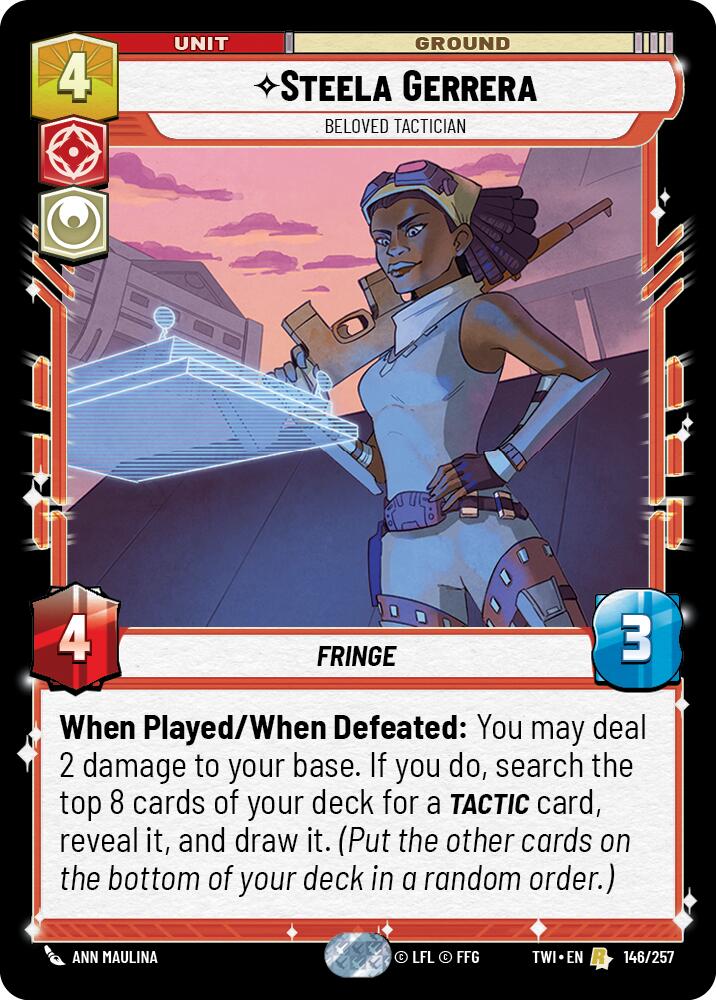 Steela Gerrera - Beloved Tactician (146/257) (146/257) [Twilight of the Republic] | Tabernacle Games