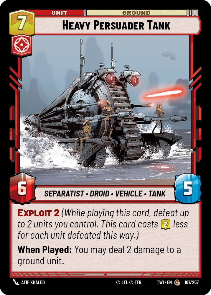 Heavy Persuader Tank (167/257) (167/257) [Twilight of the Republic] | Tabernacle Games