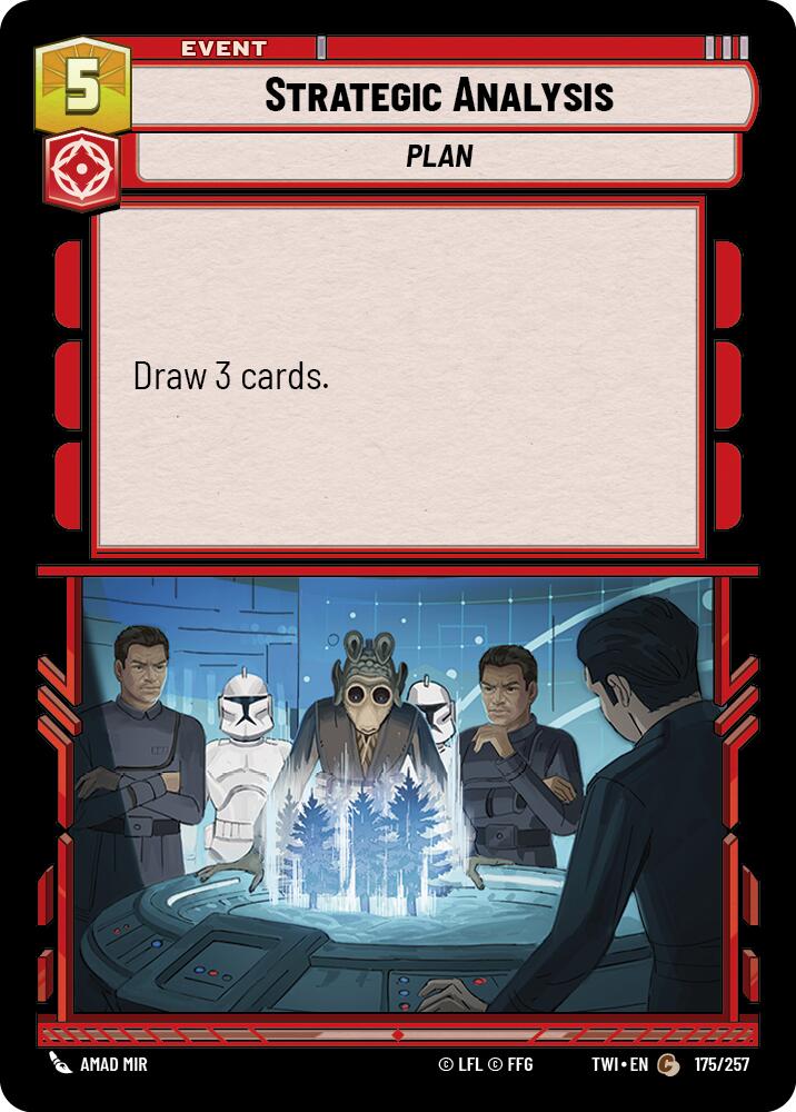 Strategic Analysis (175/257) (175/257) [Twilight of the Republic] | Tabernacle Games