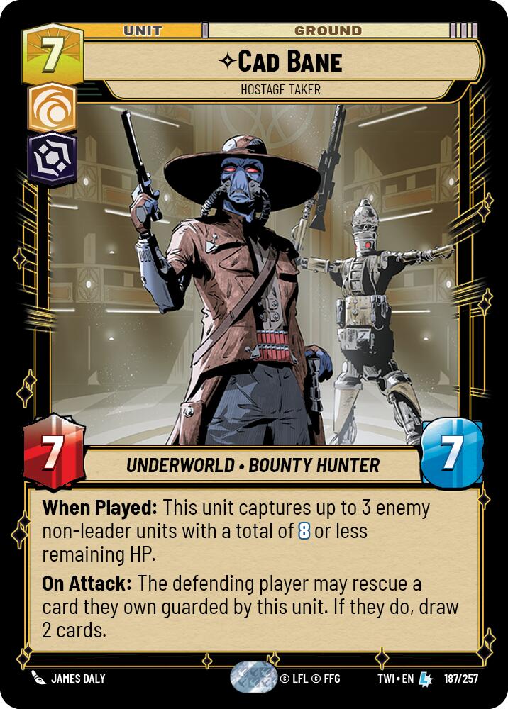 Cad Bane - Hostage Taker (187/257) (187/257) [Twilight of the Republic] | Tabernacle Games
