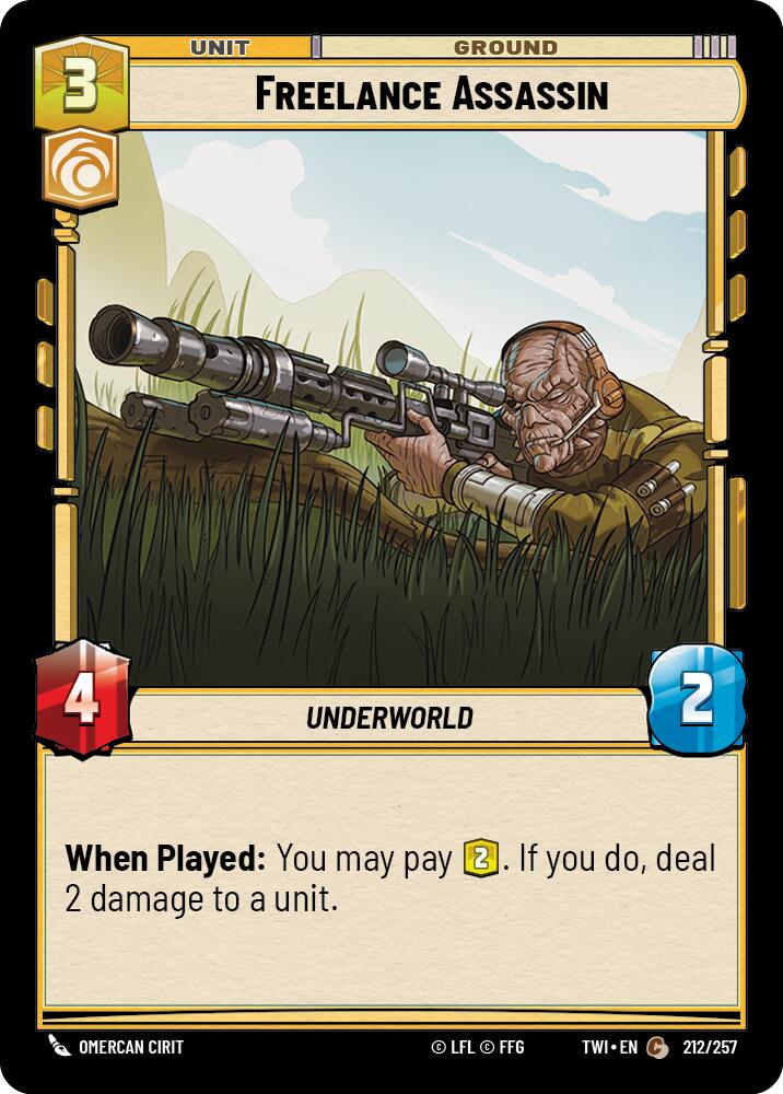 Freelance Assassin (212/257) (212/257) [Twilight of the Republic] | Tabernacle Games