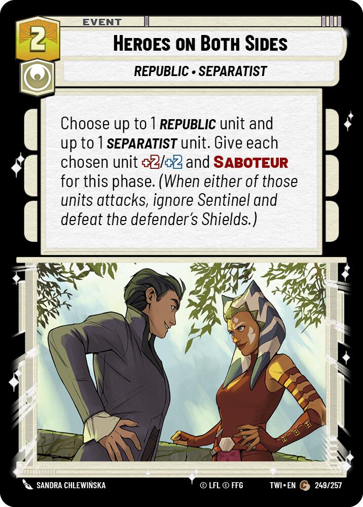 Heroes on Both Sides (249/257) (249/257) [Twilight of the Republic] | Tabernacle Games
