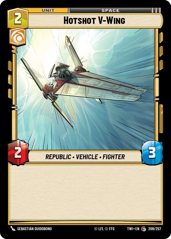 Hotshot V-Wing (209/257) (209/257) [Twilight of the Republic] | Tabernacle Games