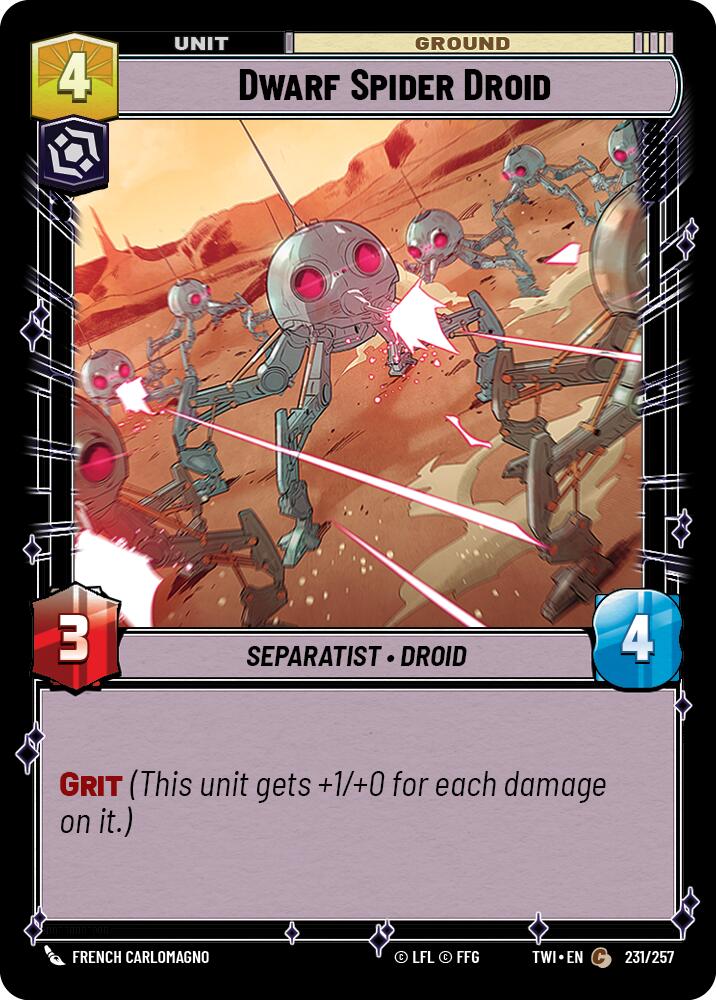 Dwarf Spider Droid (231/257) (231/257) [Twilight of the Republic] | Tabernacle Games