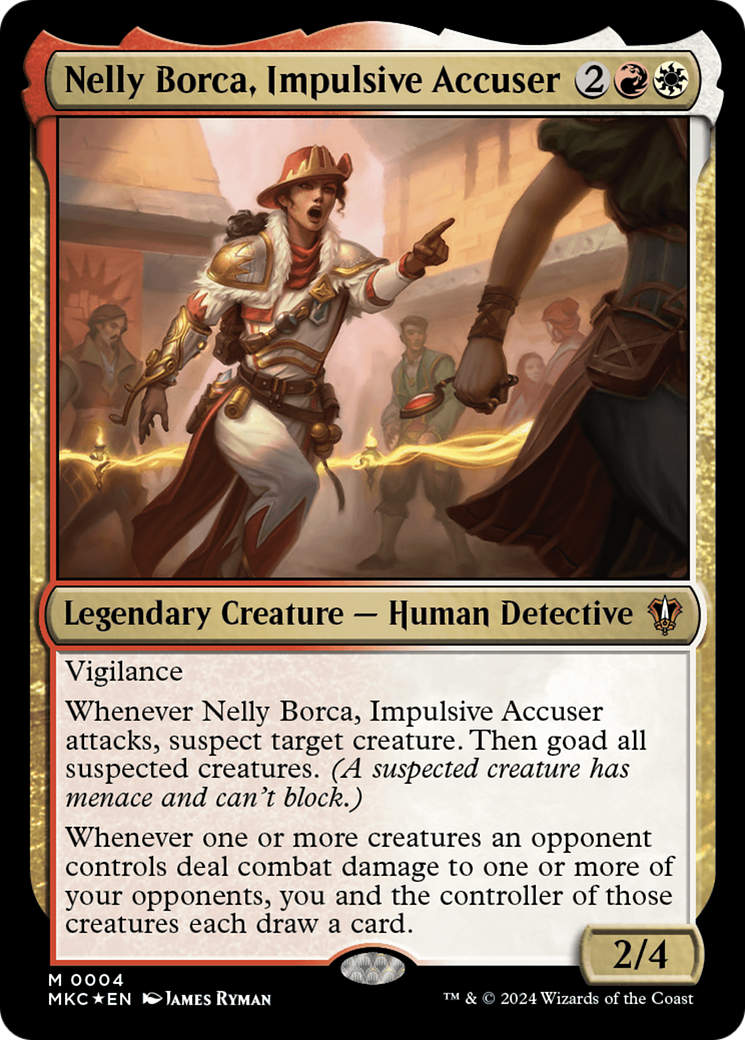 Nelly Borca, Impulsive Accuser [Murders at Karlov Manor Commander] | Tabernacle Games