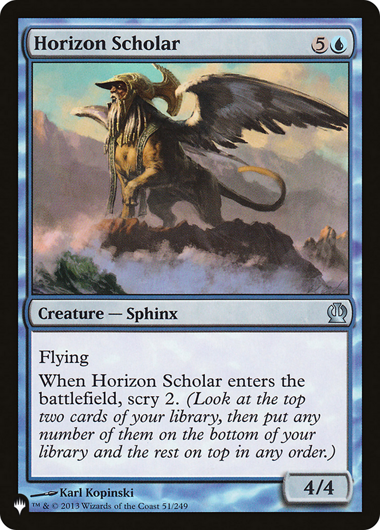 Horizon Scholar [The List Reprints] | Tabernacle Games