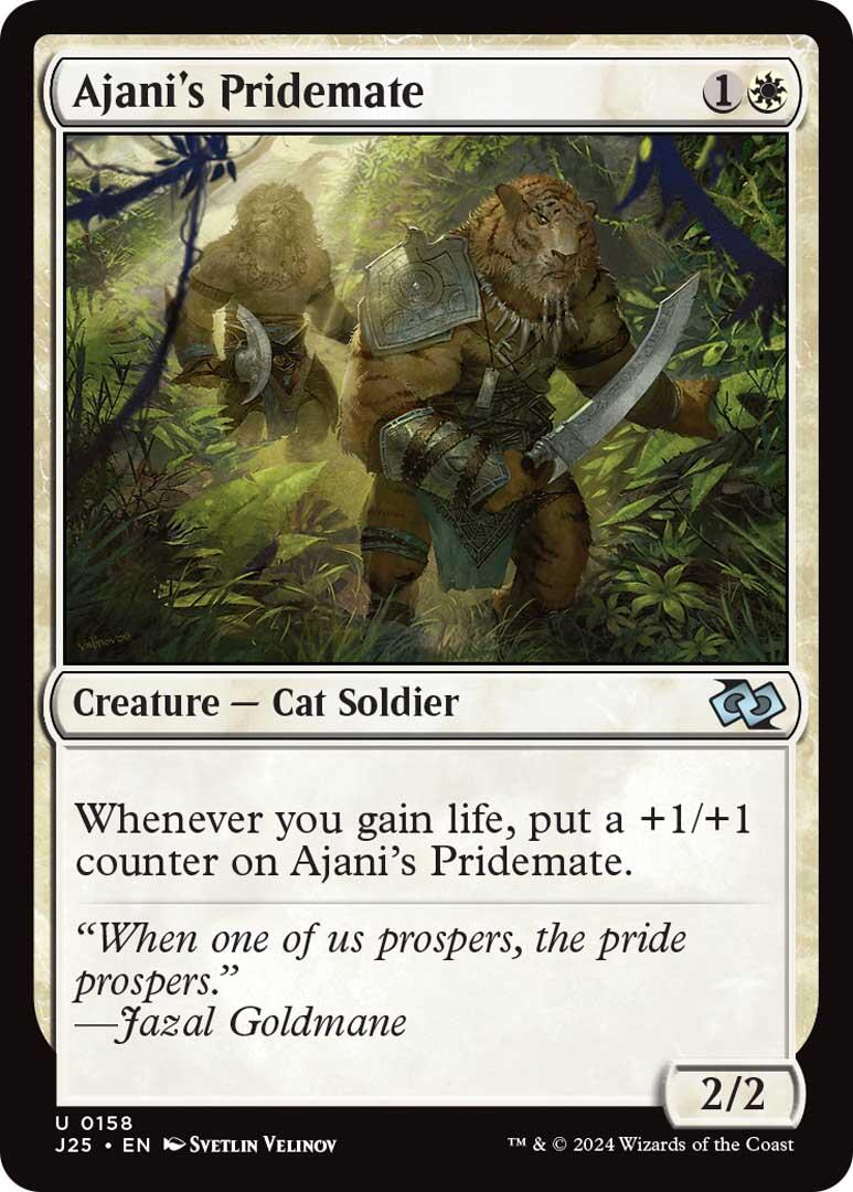 Ajani's Pridemate [Foundations Jumpstart] | Tabernacle Games