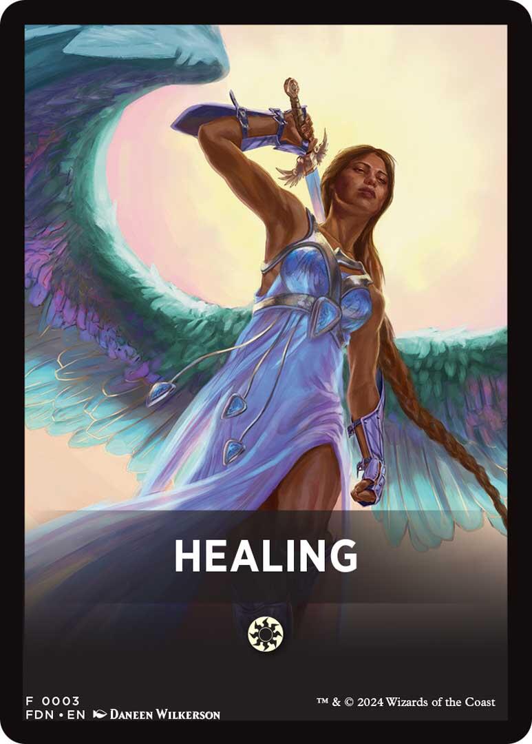 Healing Theme Card [Foundations Tokens] | Tabernacle Games